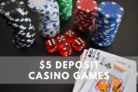 $5 deposit casino custom graphic